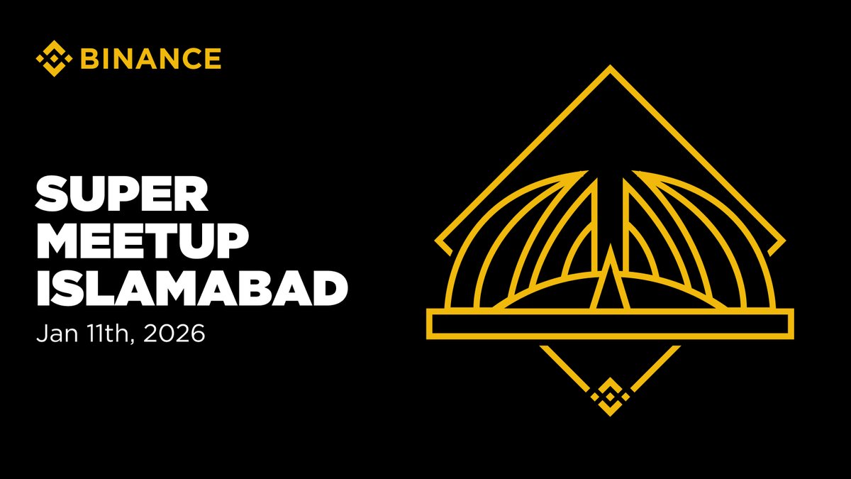 Join us in Islamabad for an exclusive Binance Super Meetup. 

This evening brings together selected Binance users, community leaders, and the local team for focused conversations, exclusive insights, and a first look at what’s ahead as we kick off 2026.

Connect in person and