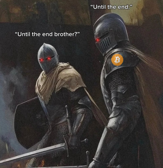 No celebrating until #Bitcoin has defeated the central banks 

We have to finish the job