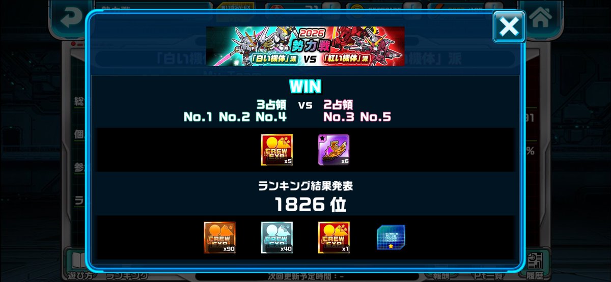 イベントお疲れ様でした😅
 #ガンダムウォーズ