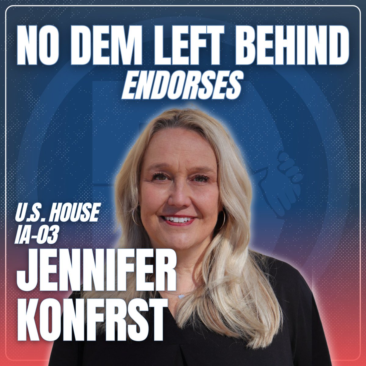 📣 Endorsement Announcements 📣
NDLB is proud to endorse <a href="/hewittdylan/">Dylan Hewitt</a> (NY-21) and <a href="/KonfrstForIowa/">Jennifer Konfrst</a> (IA-03). National politics have written off rural communities treating them as unreachable. Rural America deserves bold, progressive leadership and these candidates are ready to make