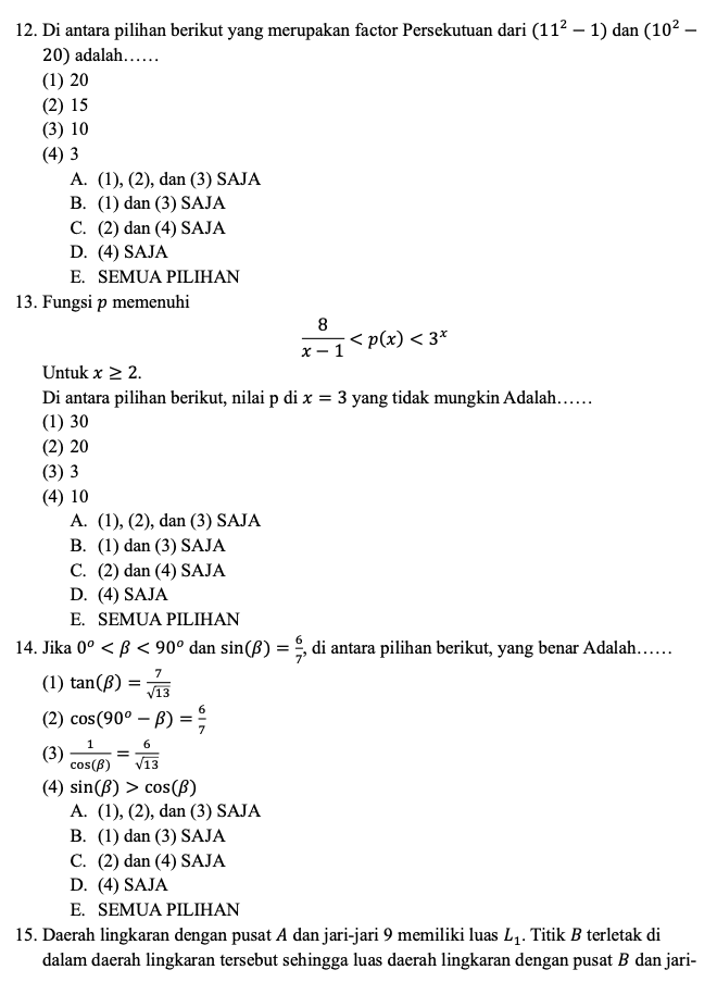 julsijoel's tweet image. HAI GUYS! Inih aku bagi soal asli PK SNBT 2025 Day 5 ya guys yaakk sama pembahasannya juga &amp;gt;_&amp;lt;, semoga kalian bisa belajar-belajar dari sini, yu yu yu, semangat MABA PTN IMPIAN 2026 &amp;lt;3 ^_^
PDF: drive.google.com/file/d/139JZjT…
Pembahasan: drive.google.com/file/d/1x_5s3Z…

ENJOYY! SEMOGA MEMBANTU