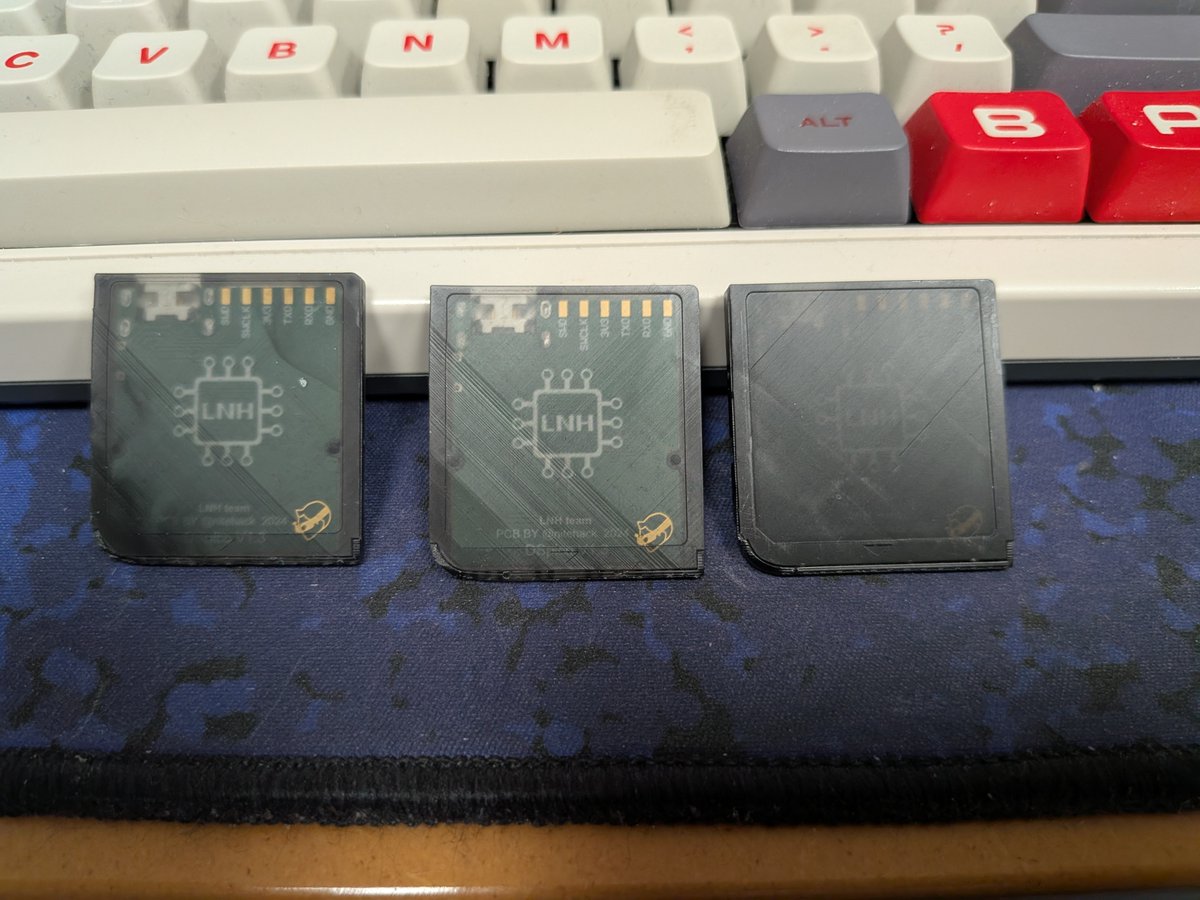 collingall's tweet photo. After some consideration on the shells for the #DSPico, we will be holding off with releasing them while we get the shells injection molded. The resin prints were not uniform in quality and color while doing our test batch manufacturing. This will push back release by at least a month, maybe longer.
I already adjusted the design to manufacture by injection molding. We will also be selling empty shells for folks who want a high quality shell for their self made DSPico
