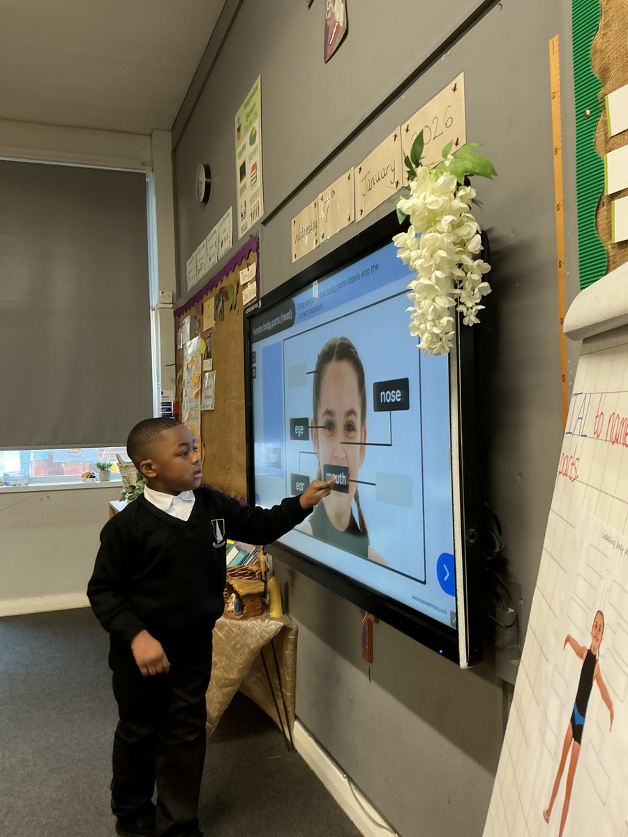 CeciliaScos's tweet photo. We have been naming our body parts in science and thinking about what we use each body part for! #StCathsScience https://t.co/ym7mM9bKLc