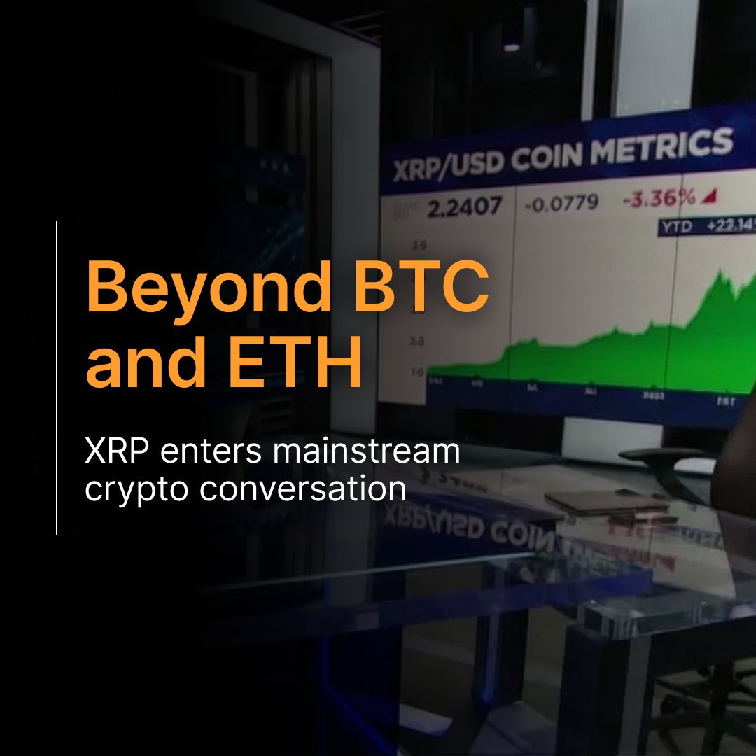 From Bitcoin and Ether to everything beyond. On CNBC @PowerLunch, $XRP was  described as one of the most talked-about crypto assets this year, with  discussion focused on payments and real-world utility. As