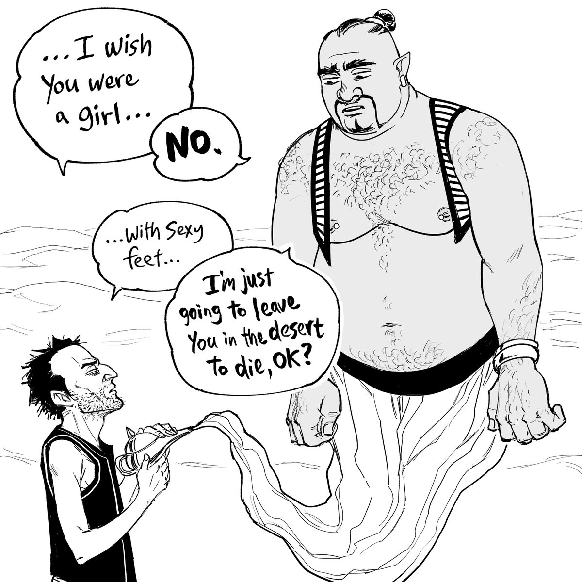 Patreon request: 
Modern genie expectations 