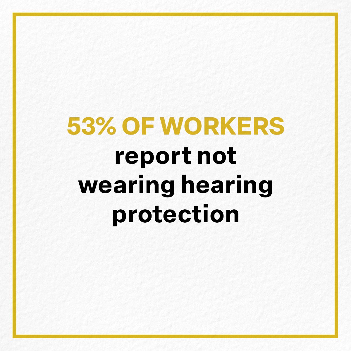 Every day, more than 30 million workers in the United States are exposed to noise levels that can cause permanent hearing loss. Even with these risks, more than half of noise-exposed workers report not wearing hearing protection on the job.