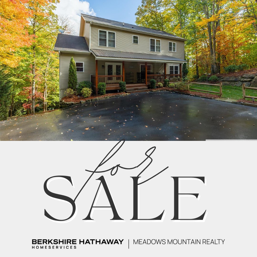 meadowsmtn's tweet photo. For Sale! 🏔️ A 5BR/3.5BA mountain retreat in Sapphire Valley’s Eagle Ridge—two primary suites, big decks, fire pit &amp; access to Sapphire Valley amenities. Don’t miss it!
Learn more: link in bio | Listed by Sherman Pope
#BHHSMMR #SapphireValley #ForSale #MountainLiving https://t.co/dMv7Mz4vSa