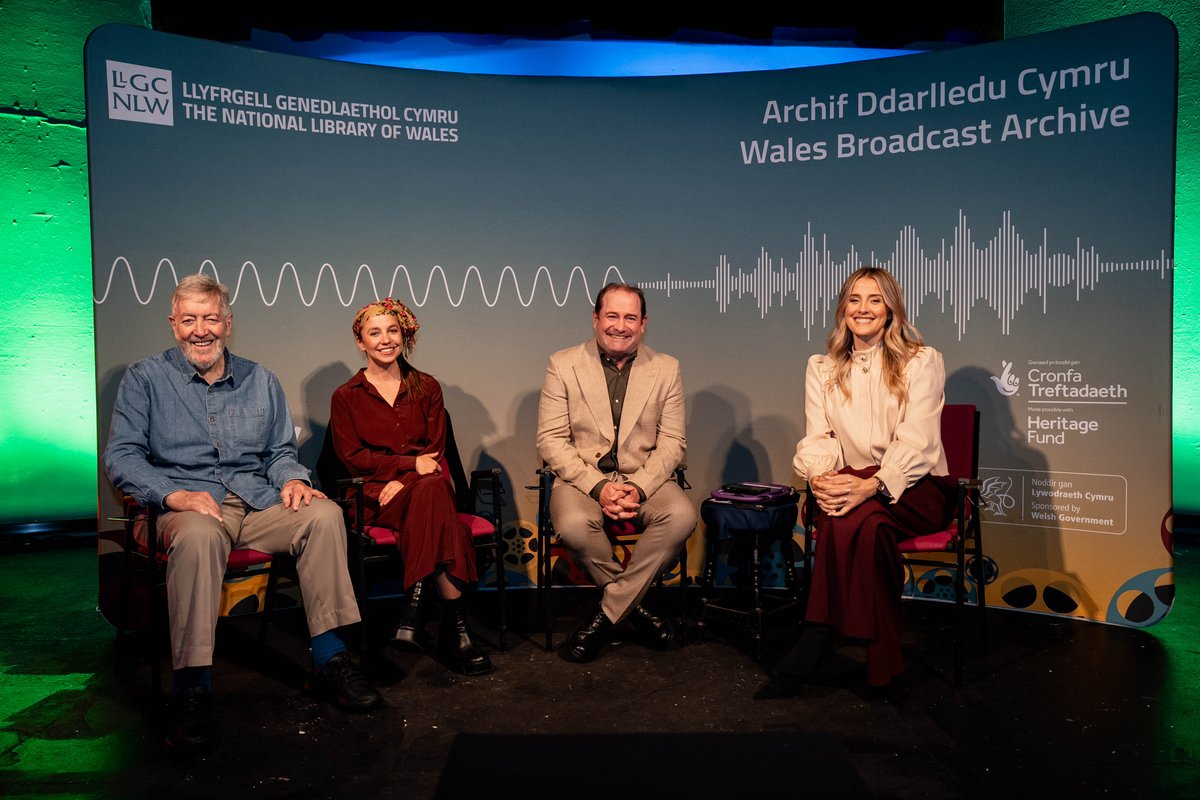 NLWales's tweet photo. Tune in to @RealShanCothi on @BBCRadioCymru tomorrow morning to hear news of Wales Broadcast Archive’s next event. 

👇 Here’s a little look at some of the archive greats who’ve joined us in the past. https://t.co/d1nCLUN0gw