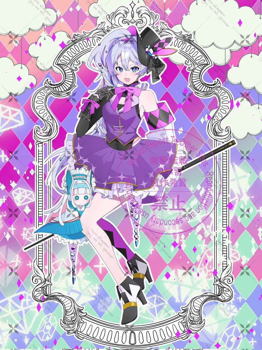 _kohakudou_'s tweet image. *─────────────*
                    新立ち絵公開
    *─────────────*

Would you like to follow my lead?