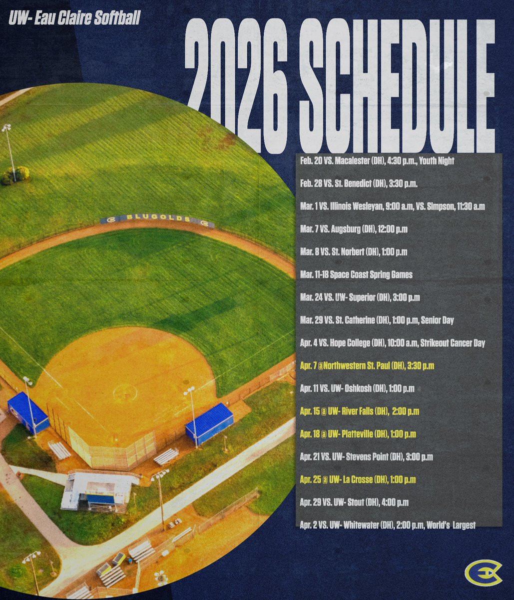Blugold Softball tweet media