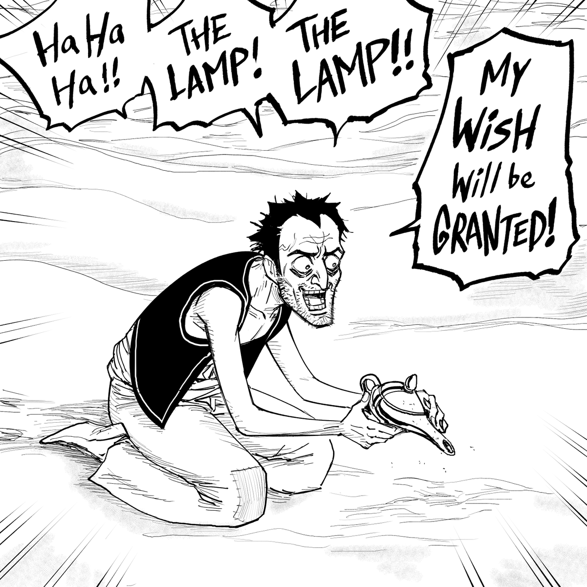Patreon request: 
Modern genie expectations 