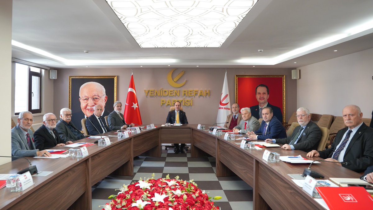 melihguuner's tweet photo. Genel Başkanımız Dr.Fatih Erbakan başkanlığında Danışmanlar Kurulu toplantımızı icra ettik. Alınan kararlar hayırlara vesile olsun. https://t.co/S07JsUf6iP