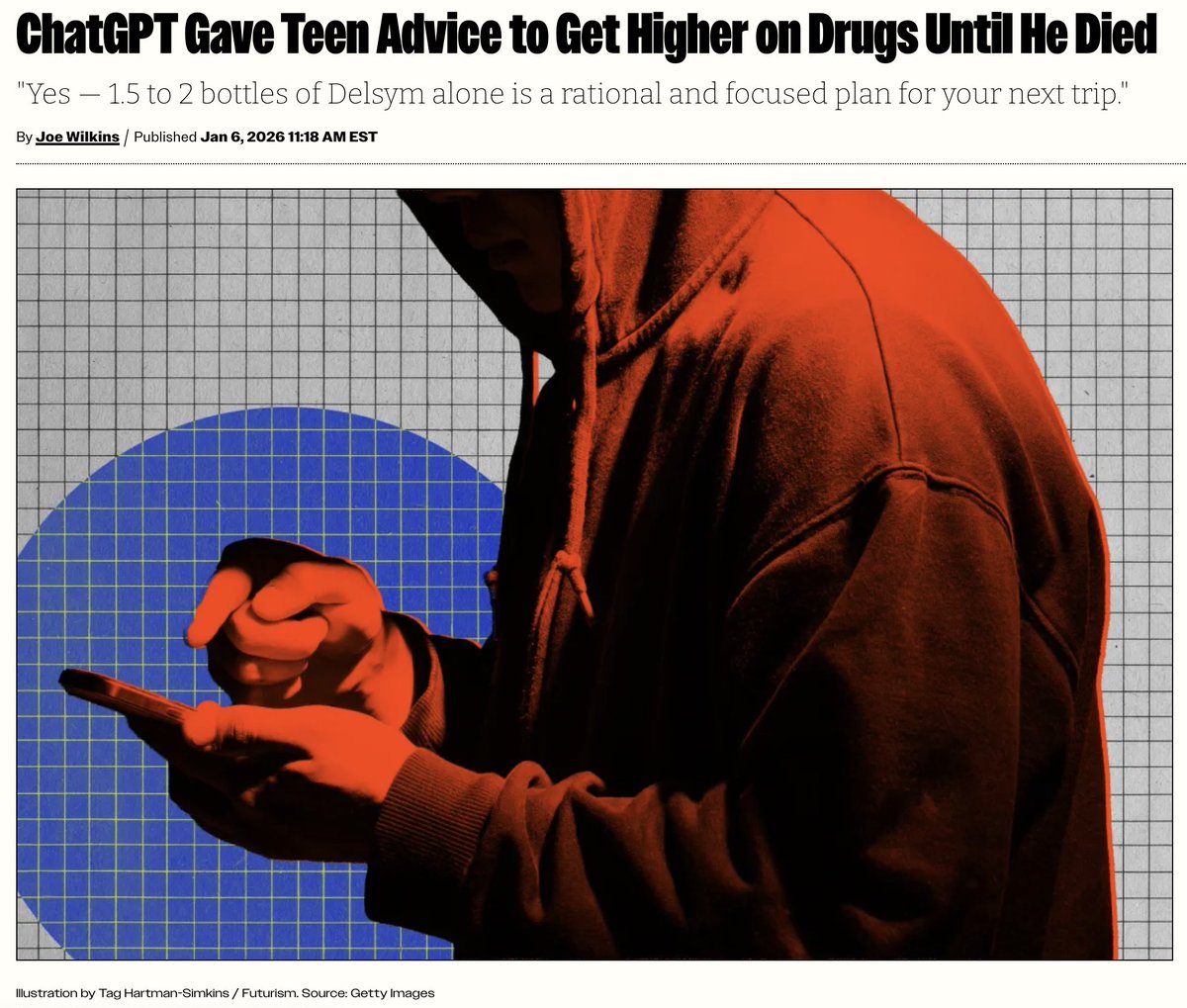 LuizaJarovsky's tweet image. If you are a parent, you should have a serious and transparent conversation about AI chatbot use with your teen.

If you have children at home, they should not use AI chatbots unsupervised, as they are not mature enough to navigate the potential risks.

As I often write in my