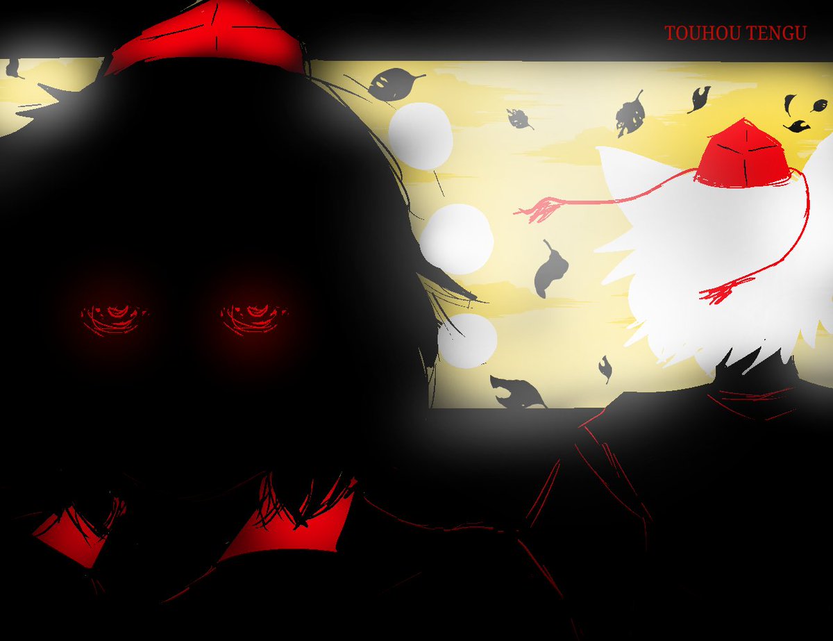 kuweenmino's tweet image. Touhou Tengu 2007
