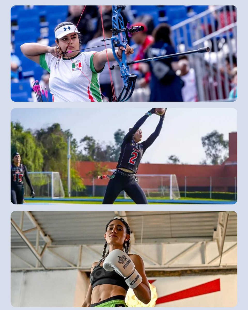 OlimpismoMex's tweet photo. Tres mexicanas nominadas al premio "Atleta de los World Games del año 2025"

Cada Federación perteneciente a los World Games mandó a su nominado y entre ellos están tres mexicanas:

Victoria Chávez - Flag Football
Andrea Becerra - Tiro con Arco
Laura Burgos - Muaythai

Las votaciones iniciarán el 12 de enero y pueden hacerlo en el siguiente link: https://t.co/rU9py1t3Lq

Son 30 nominados y el 10% es mexicano.