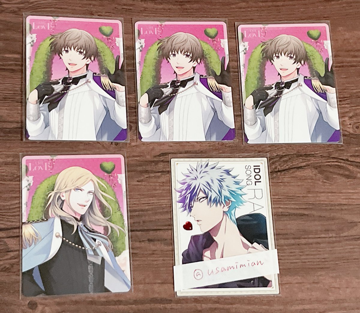 交換】うたプリ 15th Anniversary CD 特典 メッセージカード メセカ