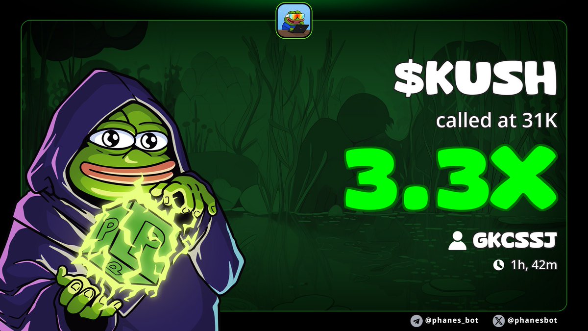 Goku_alphacalls's tweet image. $KUSH Hit 110K

Called in my private lounge @ 31K

3️⃣.3️⃣x from call ✅

ESZm7NF5Vurza91Kn5D8v8XhuKPuV4HQvjJjE5cFpump

#KUSH #SOL #Solana