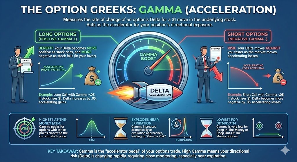cupcake_trader's tweet photo. Number 4 on the greeks to pay attention to as a new options trader - GAMMA

This is the gas pedal of the greeks and what ties the Tasty mechanics together.

@jschultzf3 explains it all in Options for Beginners on @tastyliveshow 
#OptionsTrading #LearnOptions #ThetaGang https://t.co/tw1abwMko4