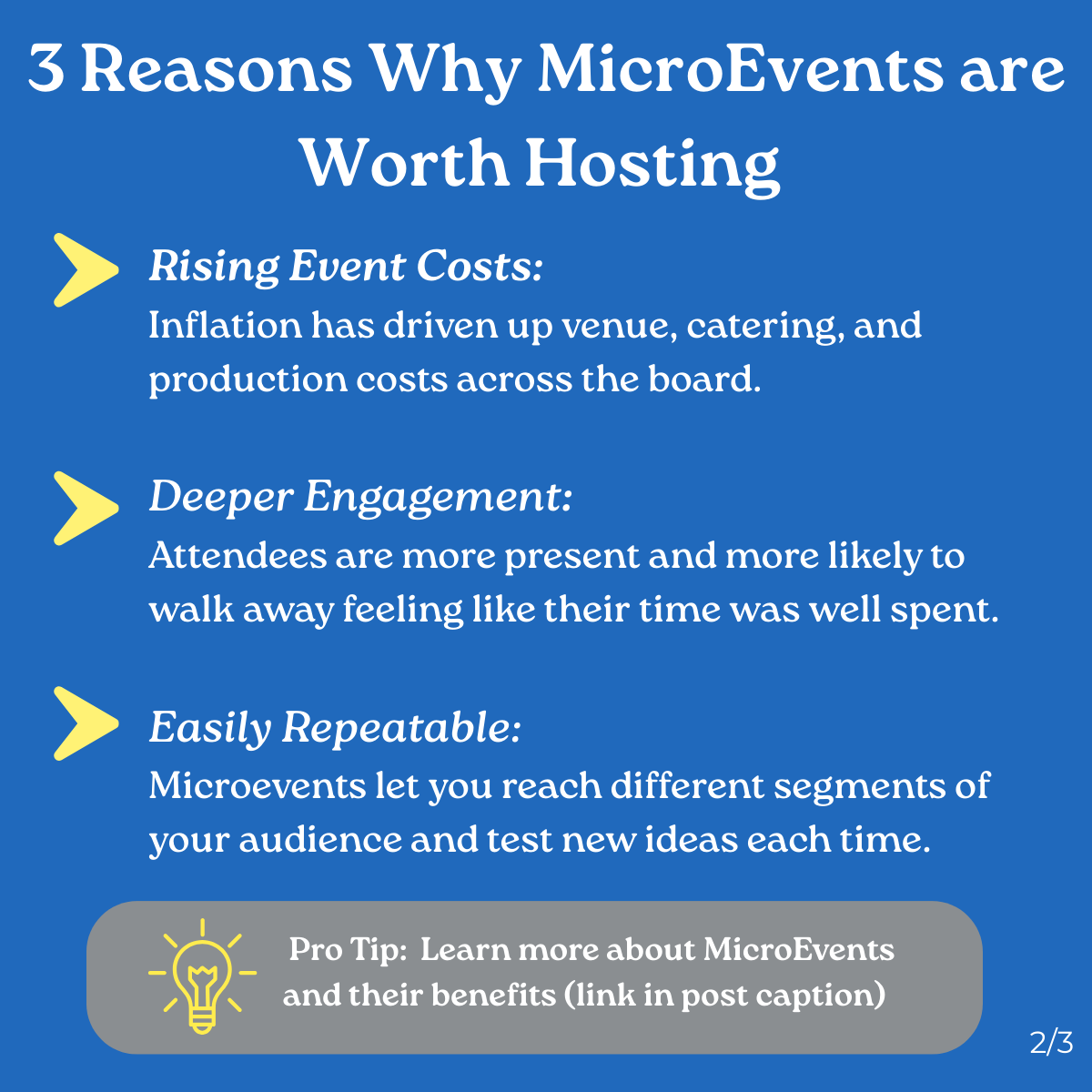 WhovaSupport's tweet photo. High impact doesn't have to mean high budget. 📈 Here’s why MicroEvents are the secret weapon for meaningful networking and ROI in 2026.

https://t.co/JQuCOJdEF2

#MicroEvents #EventPlanning #EventTech https://t.co/VynlzCvdYX