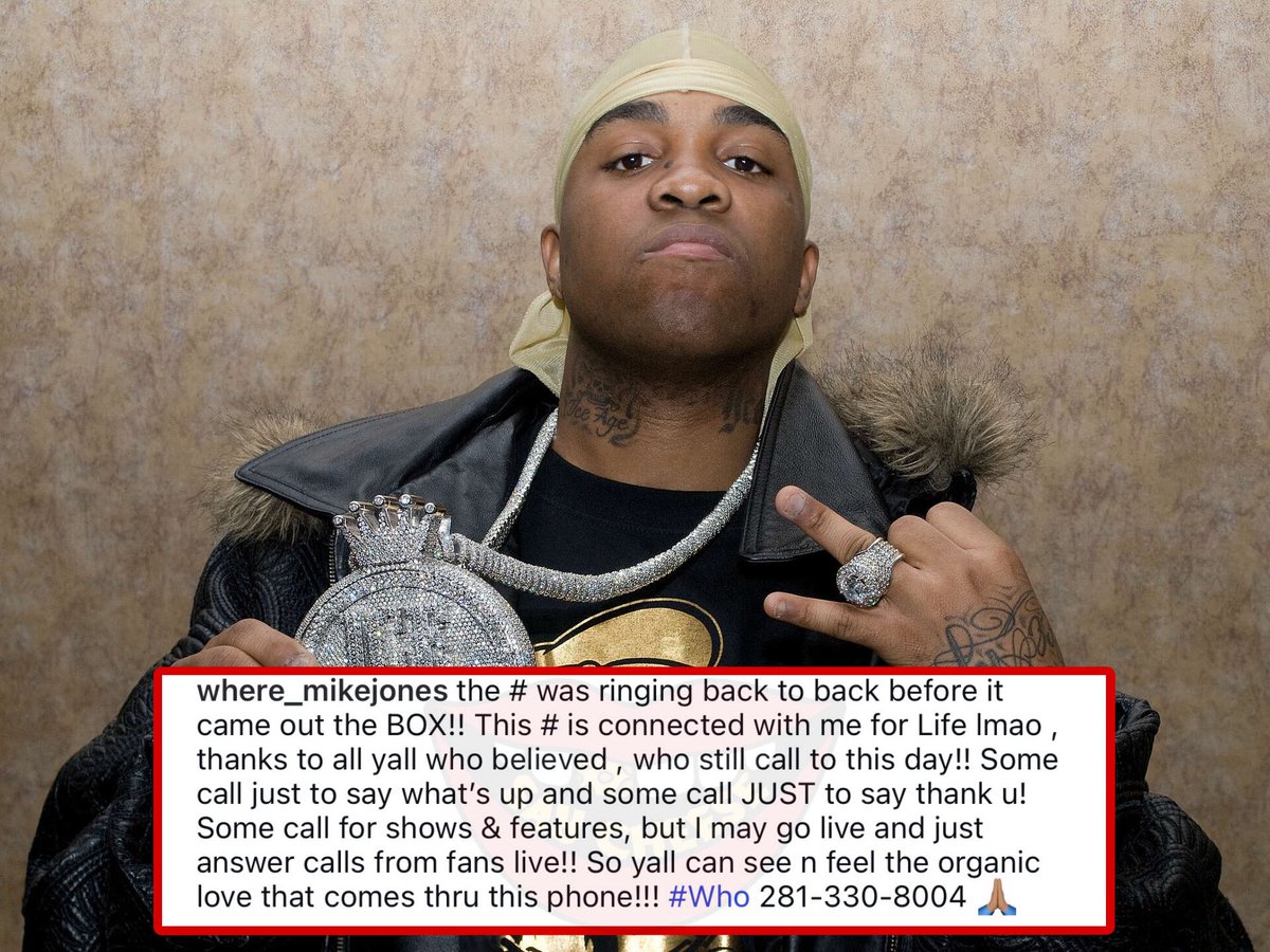 SaycheeseDGTL's tweet image. Mike Jones 281-330-8004 number is officially back working. Yesterday he received over 2,000 calls from fans.

He helped a homeless fan &amp;amp; also received a $50,000 booking just from having a direct contact with fans.