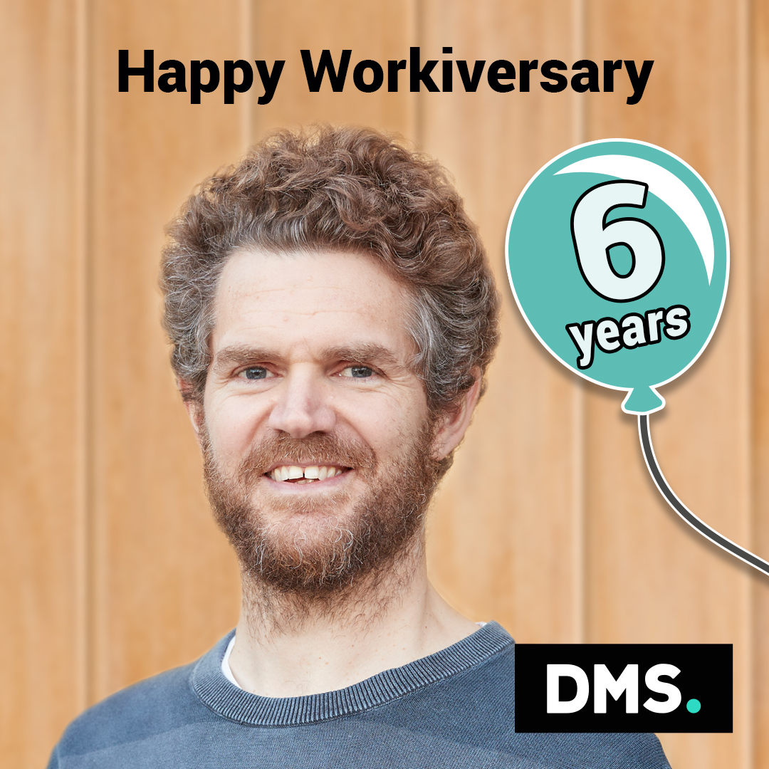 Another workiversary at DMS Agency 🎉

Today we’re celebrating Richard Batsford hitting six years with us!

As one of our brilliant copywriters, Rich works across most of our clients and projects - always delivering great work and never missing a chance to sneak in a pun.