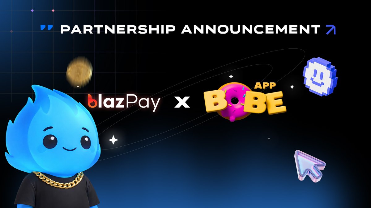blazpaylabs's tweet photo. We’re excited to announce our partnership with @BobeApp 🤝

BoBe is a Web3 platform pioneering transparent, AI-powered decentralized wealth creation, leveraging algorithmic strategies, trading smart contracts, and open trading statistics to deliver full visibility and automation on-chain.

🔗Read more: https://t.co/YSwuApK8ZF

Together, Blazpay and BoBe are exploring new ways to combine intelligent DeFi infrastructure with transparent, data-driven trading—advancing a more open, efficient, and accessible financial ecosystem.

More to come 👀

#Blazpay #BoBe #Web3 #OnChainGaming  #Transparency