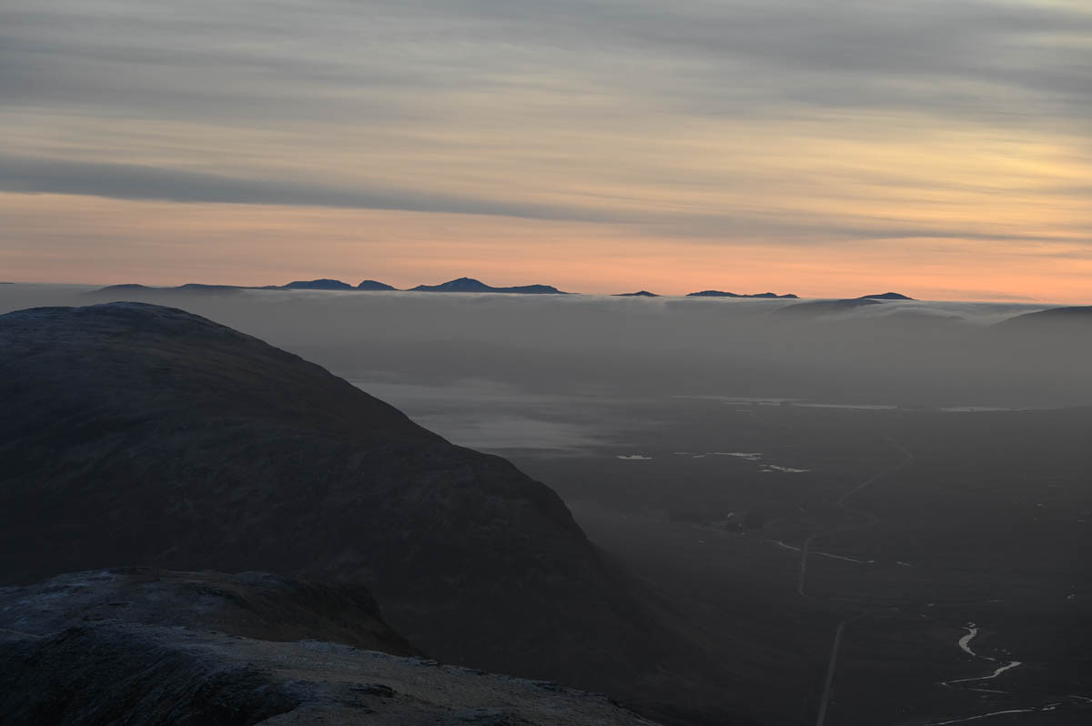 Spurtle284's tweet image. North Glen Coe ridge from Altnafeadh. 28th December 2025 
kinleyhazel.wordpress.com/2025/12/28/nor…