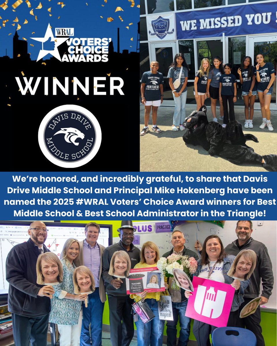 Davis Drive Middle School tweet media