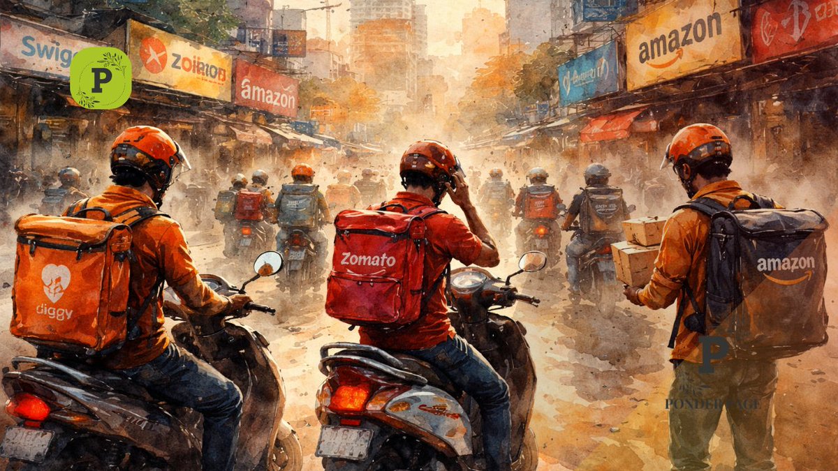हर डिलीवरी के पीछे एक इंसान होता है।

जो धूप, बारिश, ठंड और ट्रैफिक से लड़कर हमारी ज़रूरतें समय पर पहुँचाता है,

वो सिर्फ “10 मिनट” का हिस्सा नहीं,
वो एक परिवार की उम्मीद, एक घर की जिम्मेदारी है।

आज गिग वर्कर्स बिना स्थायी आय, बिना सामाजिक सुरक्षा, बिना दुर्घटना बीमा के काम कर