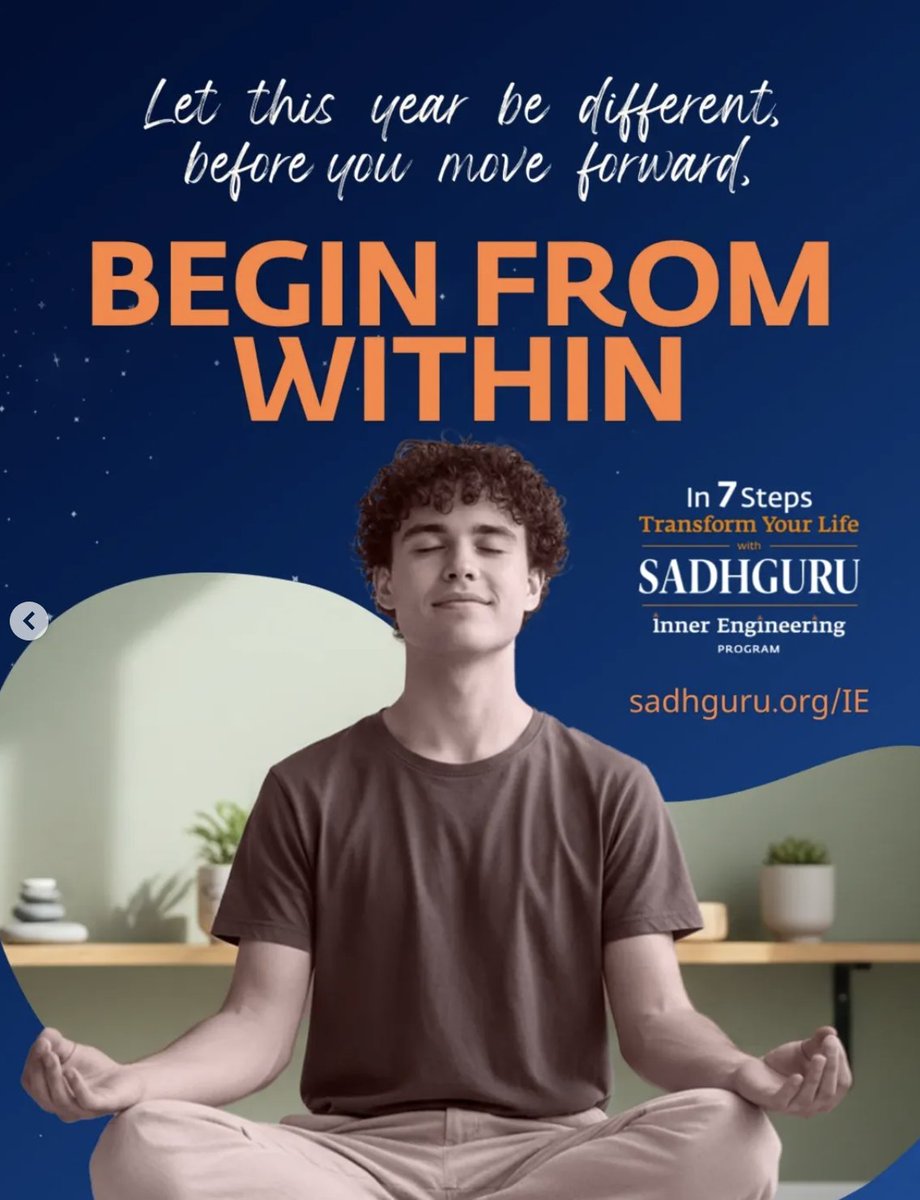 Feeling burnt out? Corporate studies show a 50% stress reduction with Inner Engineering. Begin From Within. Sadhguru.co/ie #BeginFromWithin