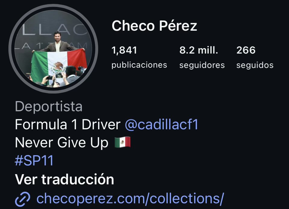 Buenos díaaaaaaaas

Ahhhhh Checo ya es un “piloto de  Fórmula 1” otra vez 🥹🫶🏻