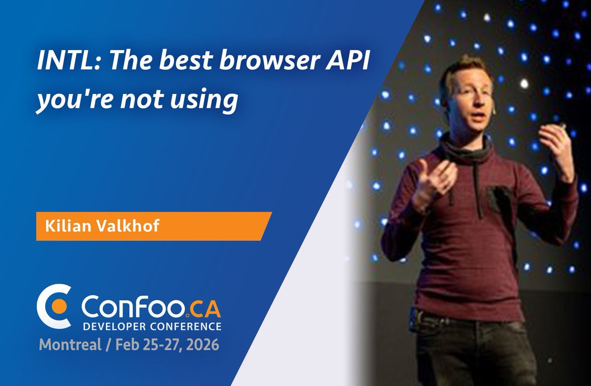 ConFoo Developer Conference tweet media