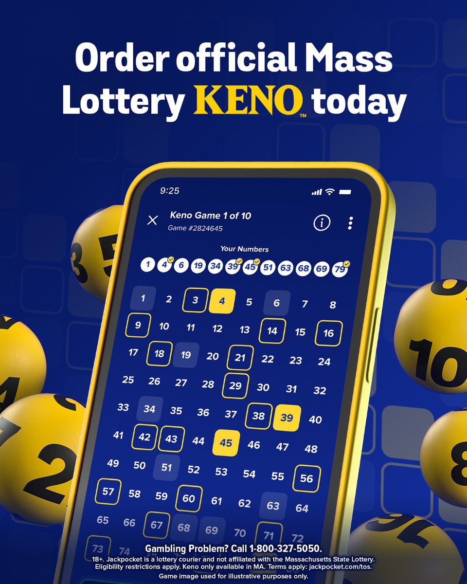 Jackpocket's tweet image. Remember watching your KENO numbers roll at your favorite spot?
Now that same excitement fits in your hand.
Order KENO anywhere in Mass with Jackpocket! 💥
#KENO #MassLottery #Jackpocket