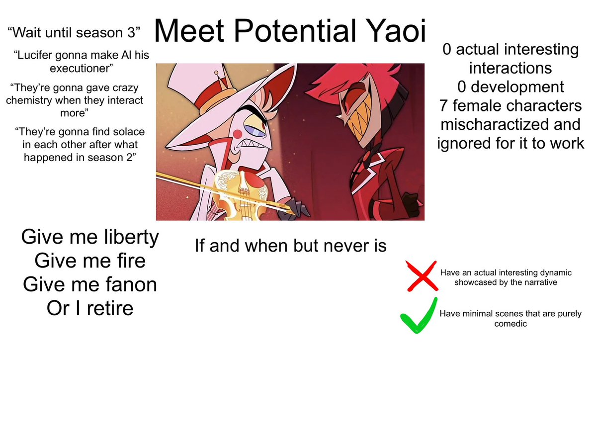 superstit0usl0t's tweet image. Radioapple is the potential man of yaoi. It’s always if and when with RA shippers because they have such a nothingburger dynamic in the actual show