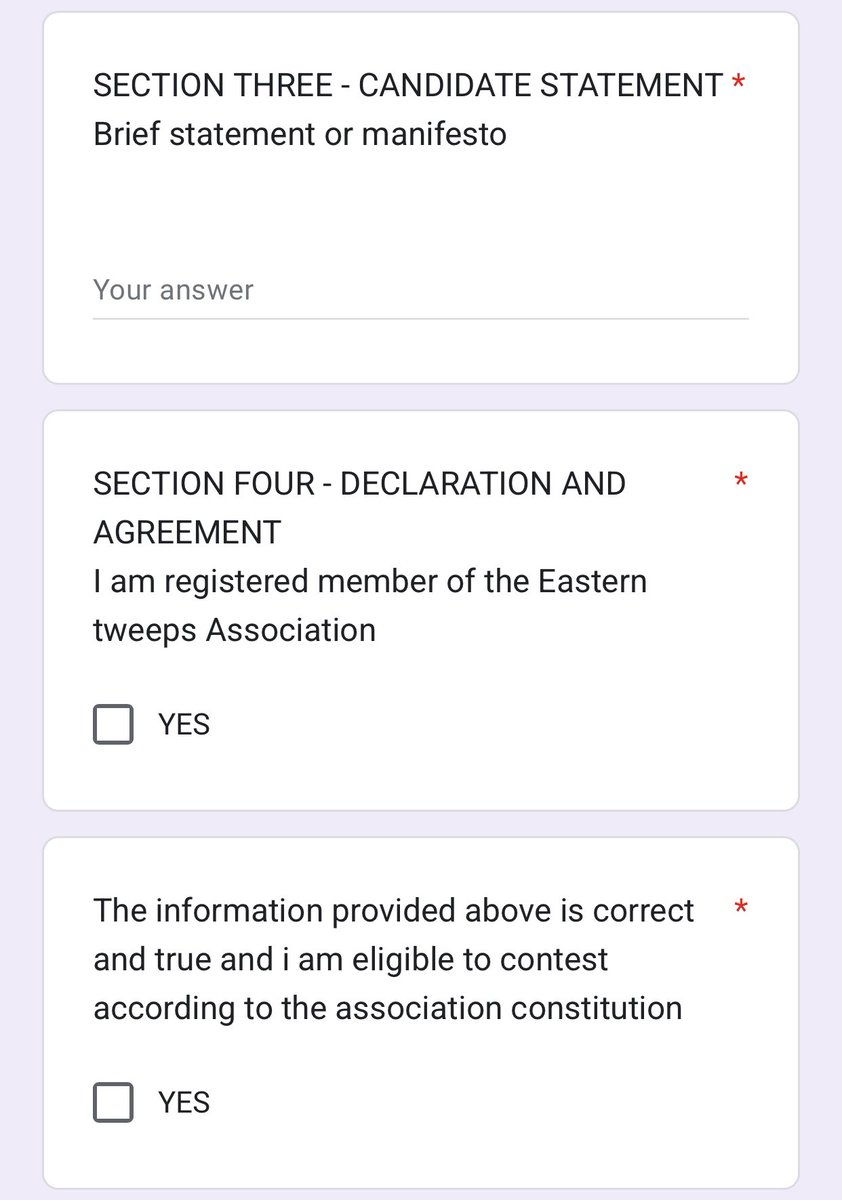 Eastern_Tweeps's tweet image. The office of the EC will be receiving application letters starting tomorrow, so as you submit your letter ensure you fill the form in this link forms.gle/8is9iwtNeQCDsv… as it appears in this post, answer clearly and submit your details.🙏

#EasternTweeps