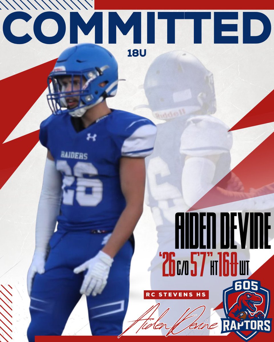 605 Raptors Football tweet media