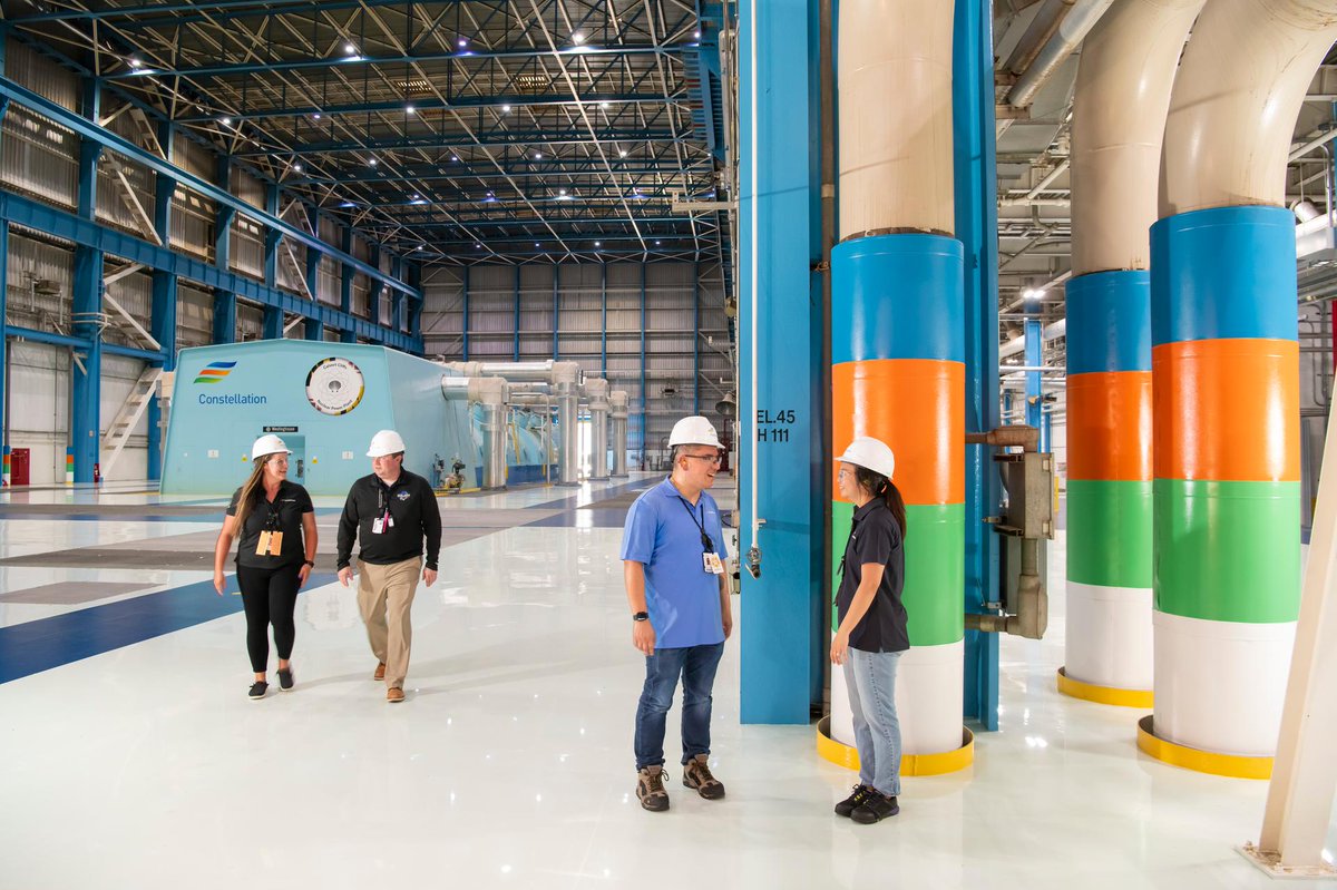 This is the turbine deck at Calvert Cliffs Clean Energy Center, where skilled operators and advanced technology turn nuclear heat into reliable electricity for millions of homes, every single day.