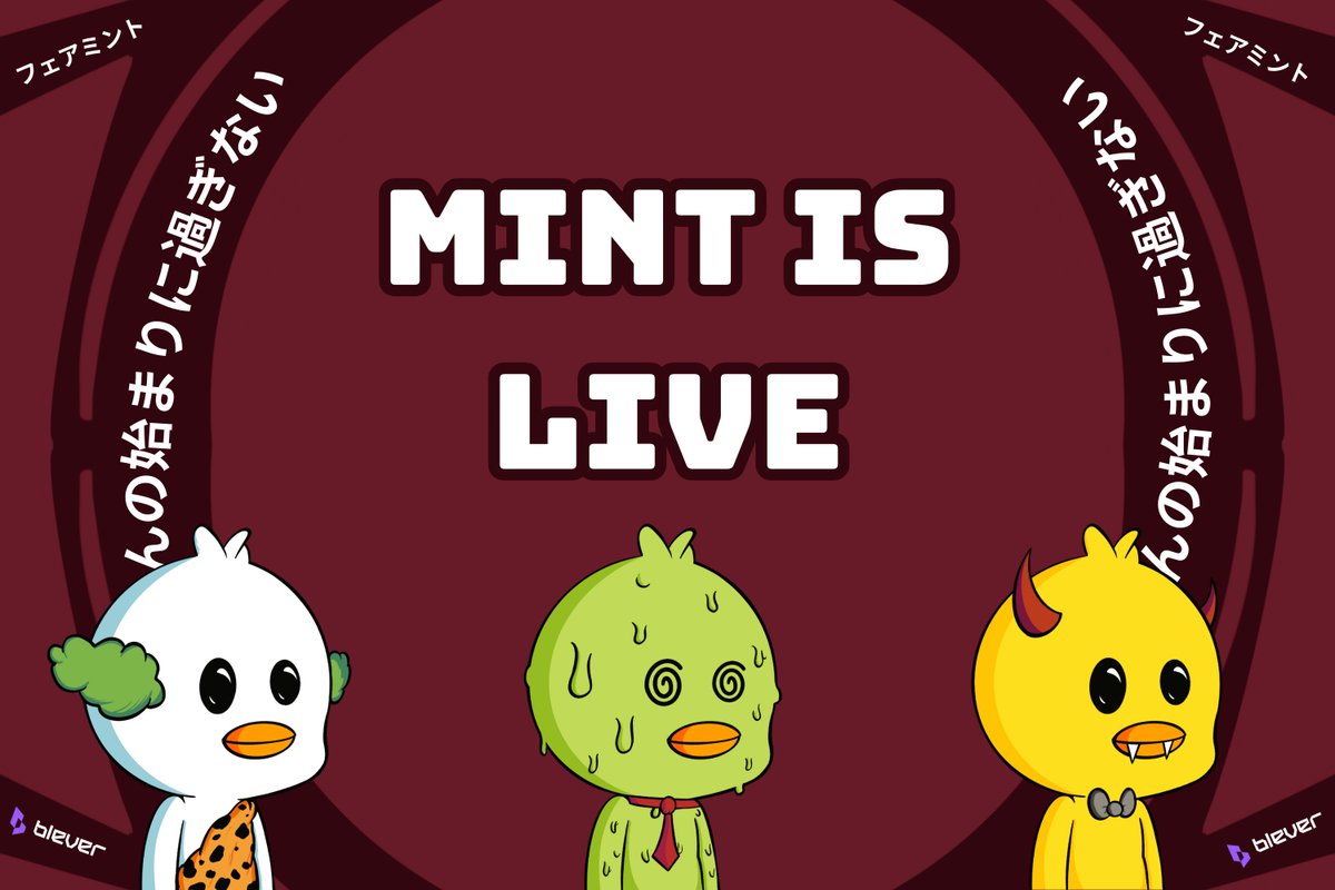 MINT IS LIVE!

app.blever.xyz/drops/zuumi