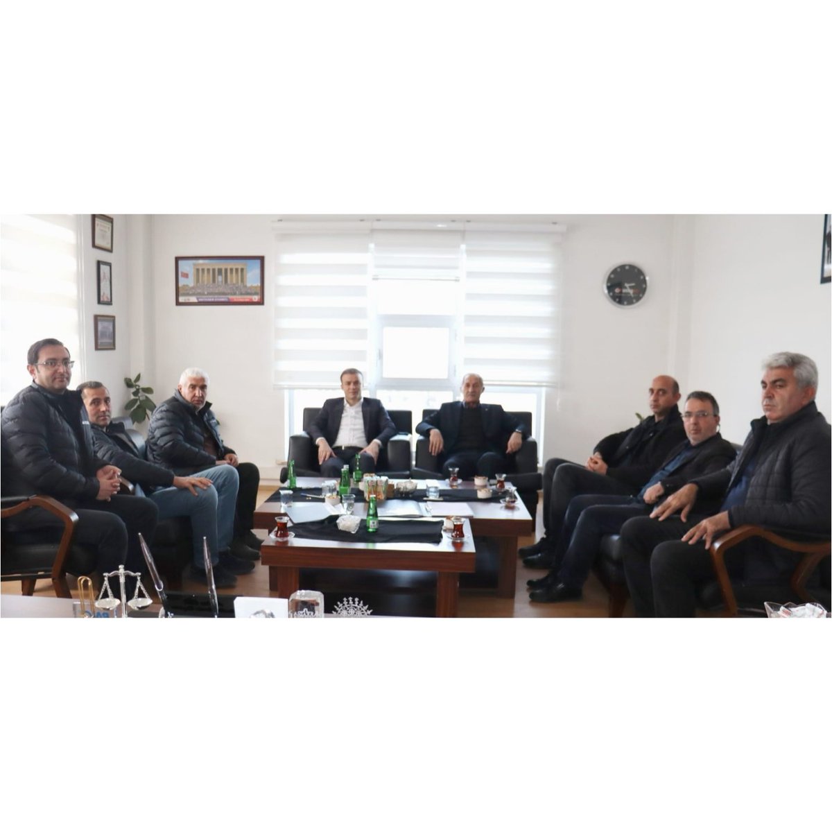 Kaymakamımız Sn. Meriç DİNÇER, ilçemiz Ticaret Borsası'nı ziyaret etti.