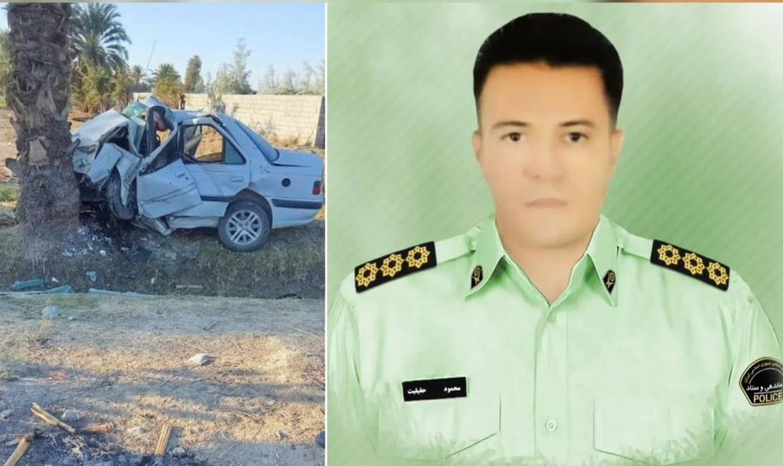 SeyedBaloch_ir's tweet image. امروز صبح، جیش الظلم در ایرانشهر،‌محمود حقیقت، فرمانده پاسگاه شهردراز را در‌حال تردد به محل کار رگبار بست و‌ شهید شد؛ عصر ‌با افتخار ویدئوی جنایت خود را منتشر کردن! من از سیستان ‌و بلوچستانی میگویم‌ که کوچکترین اعتراضی نبوده و جرثومه‌‌های خون آشامِ ۱سر۱ئیل اینجوری جنایت می‌کنند.