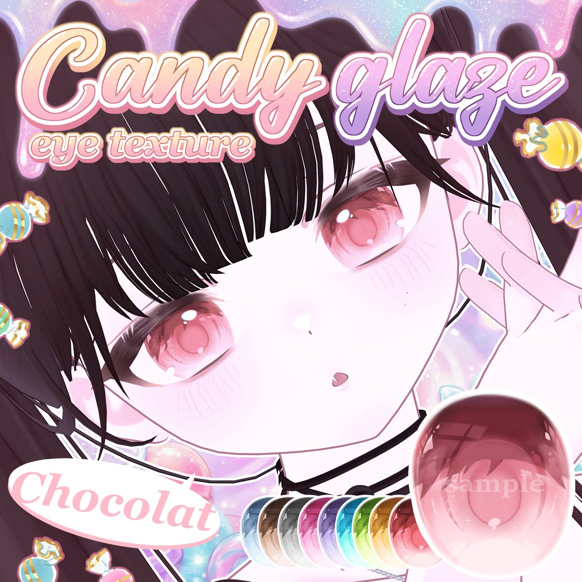 dear_me_2026's tweet image. #Dearme 新作🍬Candy glaze🍭
🎁発売記念キャンペーン🎁
ひらひらする花びらのパーティクルが同封されているアイテクスチャーです!

RT&amp;amp;フォローで5名様にフルセットをプレゼントします❤️

◆キャンペーン期限: ~1/16 23:59 まで！
◆販売開始: 1/9 18:00~

dear-me.booth.pm
#booth_pm