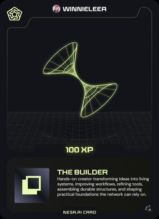 Look at the Nesa Card I got