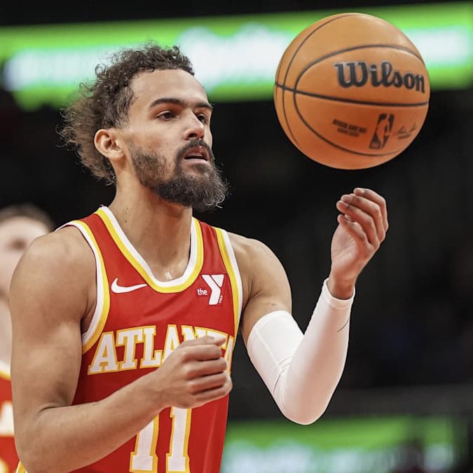 RTNBA's tweet image. Thoughts on this three team mock trade that would shake up the East, via @BleacherReport 

Nets receive:
Trae Young
2028 FRP (Top 5 Protected via Hawks)

Hawks receive:
Tobias Harris
Ron Holland II
Jaden Ivey

Pistons receive:
Michael Porter Jr.
Cam Thomas
2029 STP