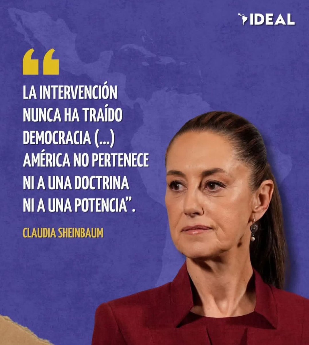 Abajo la doctrina Monroe. 

¡Vivan los pueblos resueltos a ser libres!