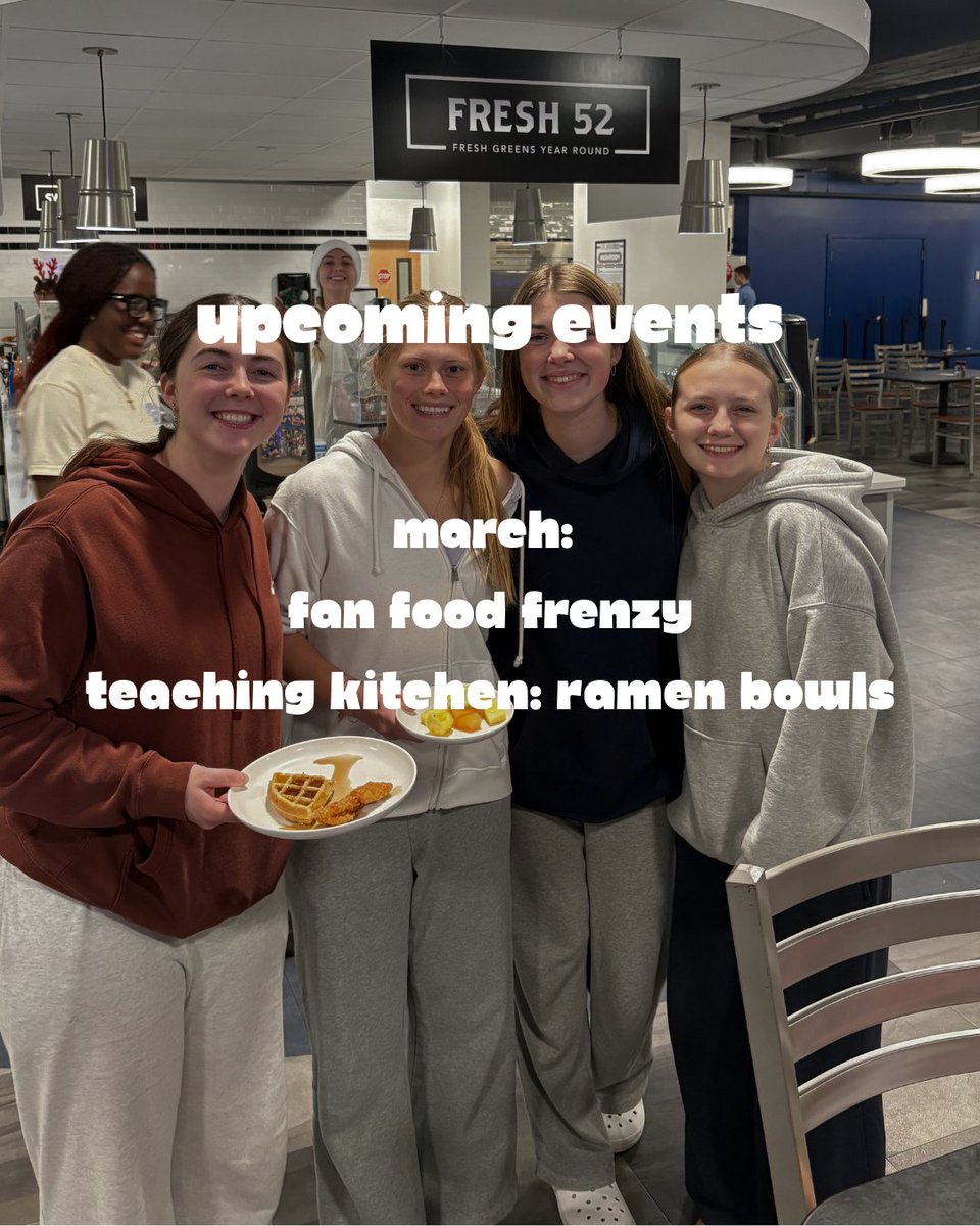 Rockhurstdining's tweet image. Take a look at our events for this March! 5 days until we see you all back on campus!