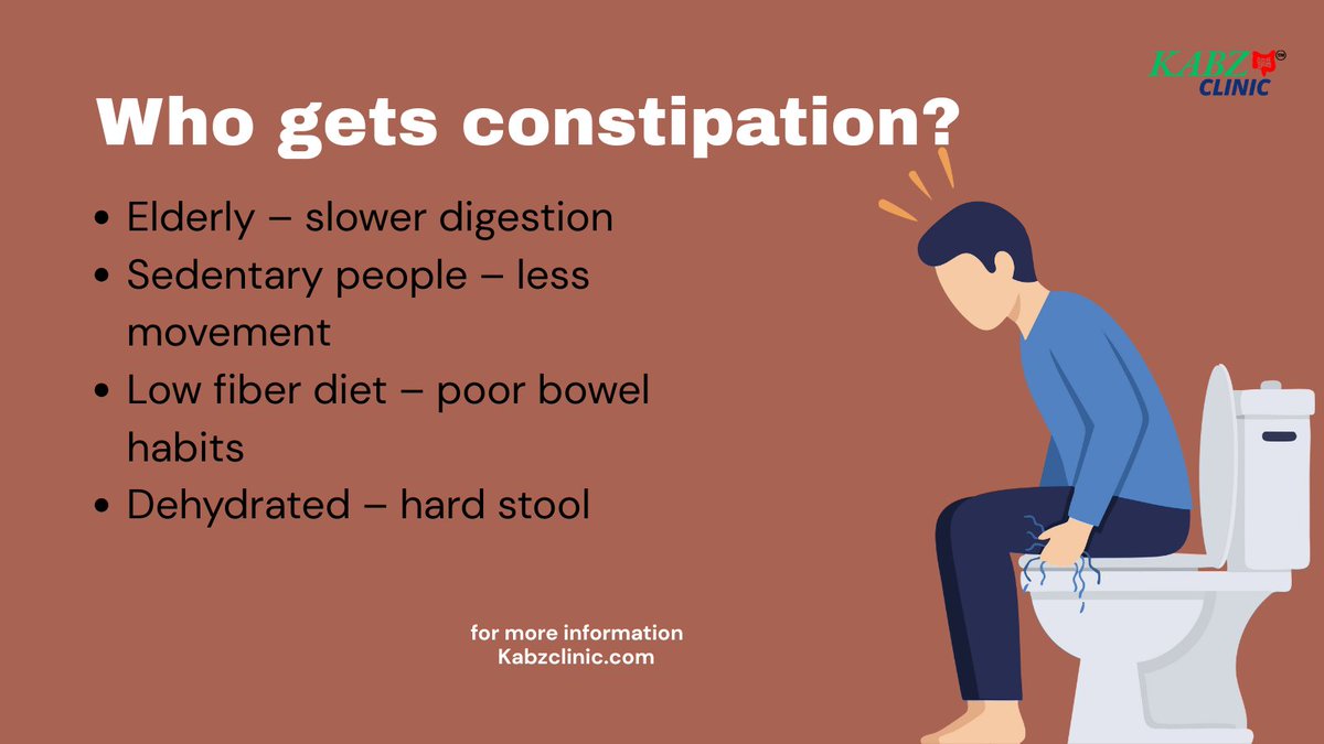 Who gets constipation?
#constipation #kabzcureclinic #healthsrainbowprivatelimited,  
 For more information you can visit our youtube and website.      
Youtube : youtube.com/@KabzClini
cWebsite : kabzclinic.com