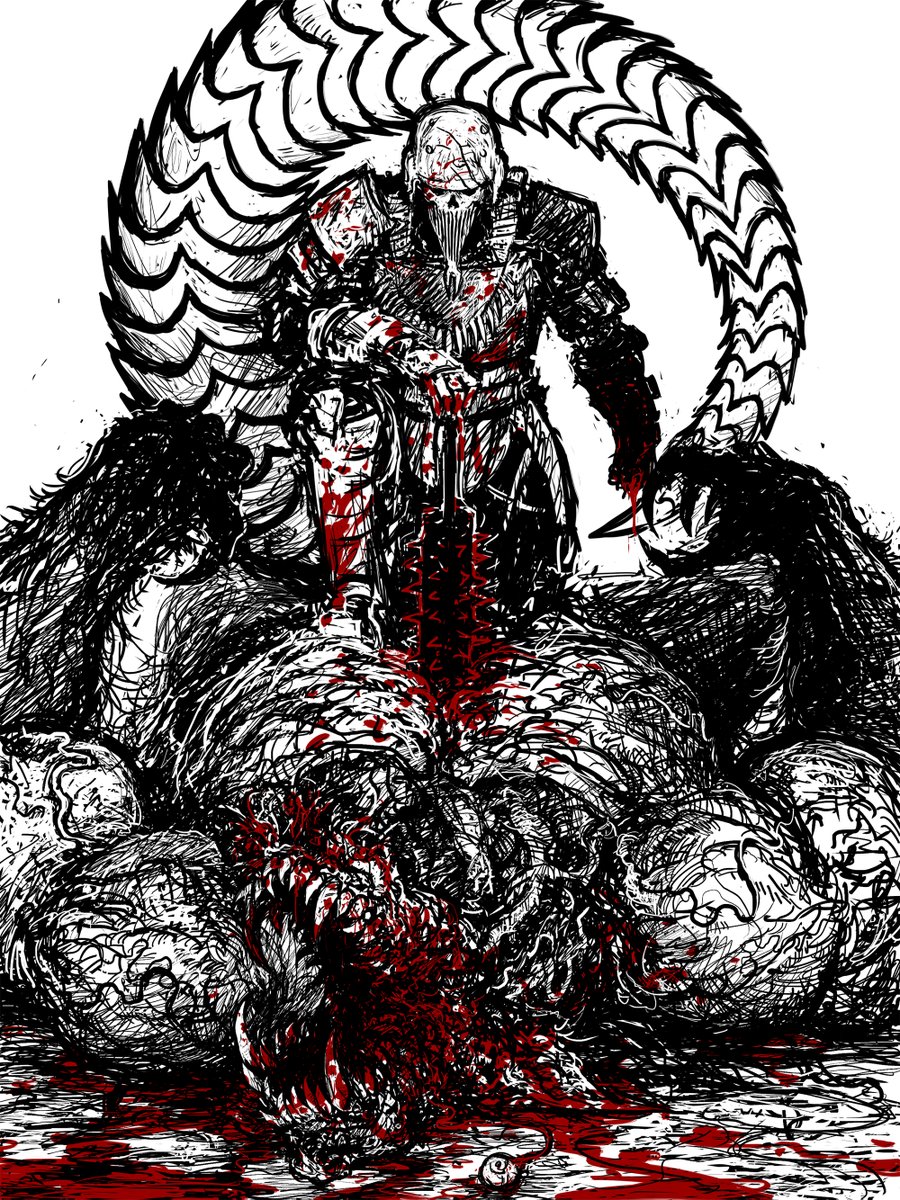 Carapace777's tweet image. Hessian Technique: BASH THE BASTARDS BRAINS IN