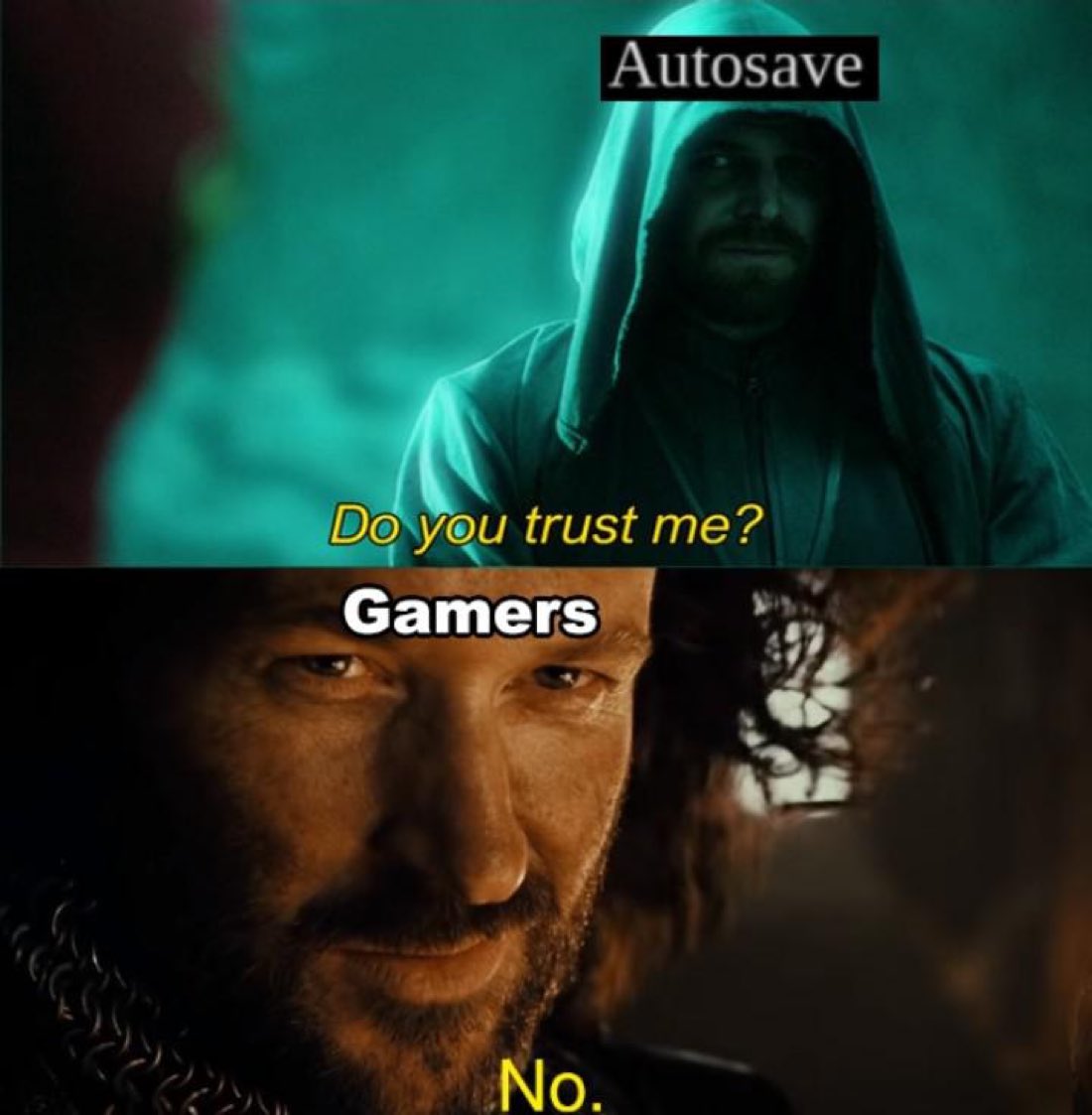 GamewithDave's tweet image. Do you trust autosave?