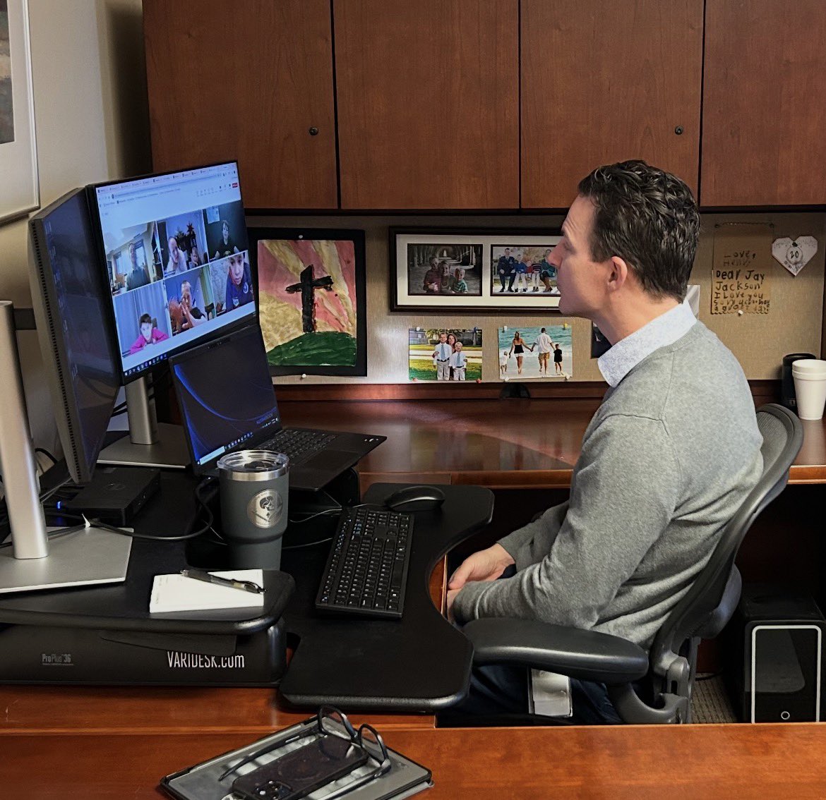 I had so much fun chatting with cub scouts in Belgium this morning!  These mostly-military kids are working on their Civic Duty &amp; Government merit badge and had such great questions about Nebraska and running for public office.

The future is in good hands! 🇺🇸
