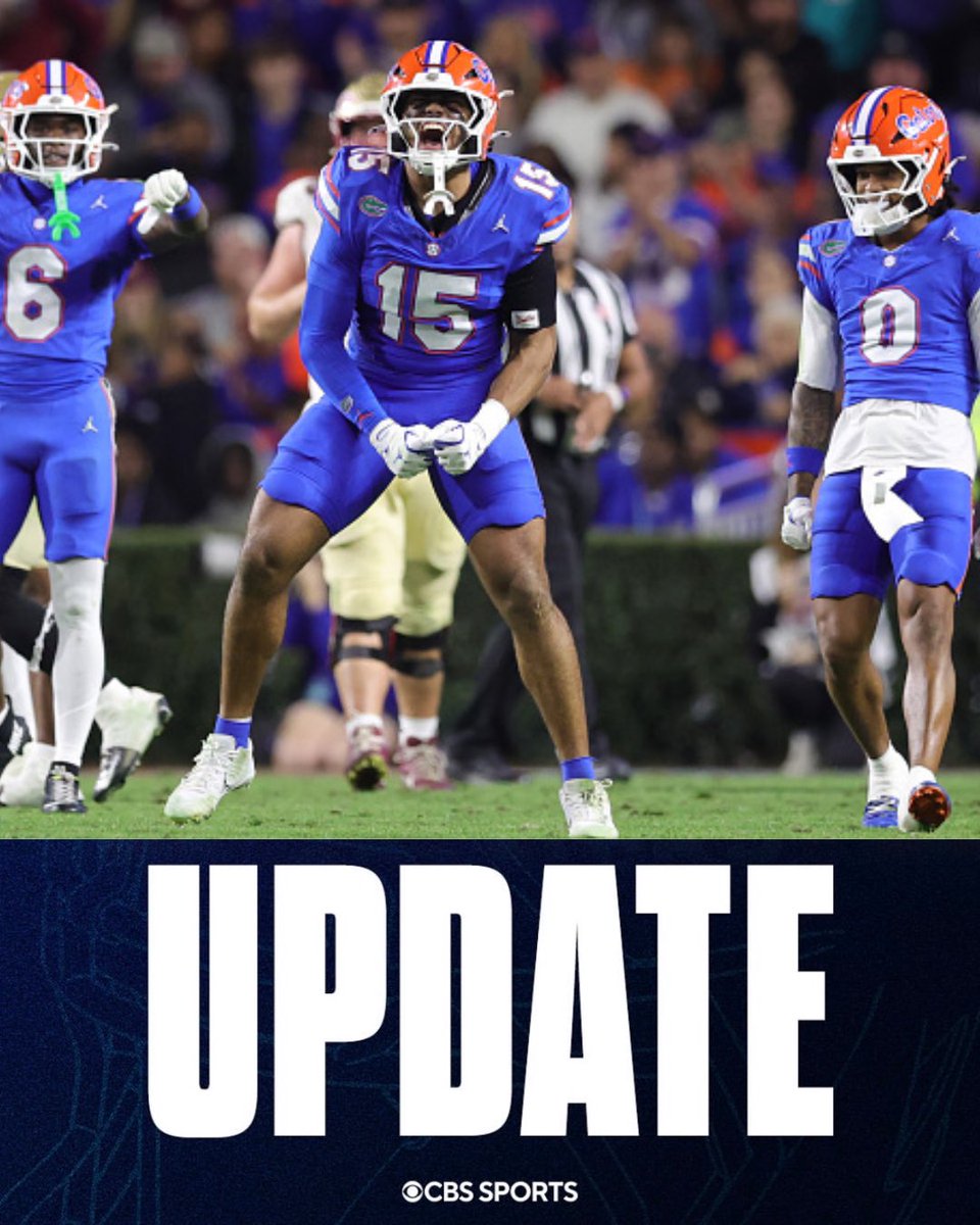 It’s becoming a real consideration for Florida EDGE transfer Jayden Woods to withdraw from the transfer portal and stay with the Gators, sources tell me and <a href="/chris_hummer/">Chris Hummer</a>.

Florida has been pushing to retain Woods, who’s a top 10 ranked portal player, and met with him last night.